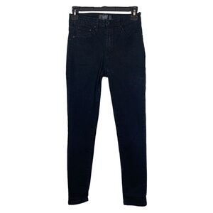 Monkey Ride Jeans Faded Black Denim Skinny Jeans Original Vintage Size 3/26 EUC